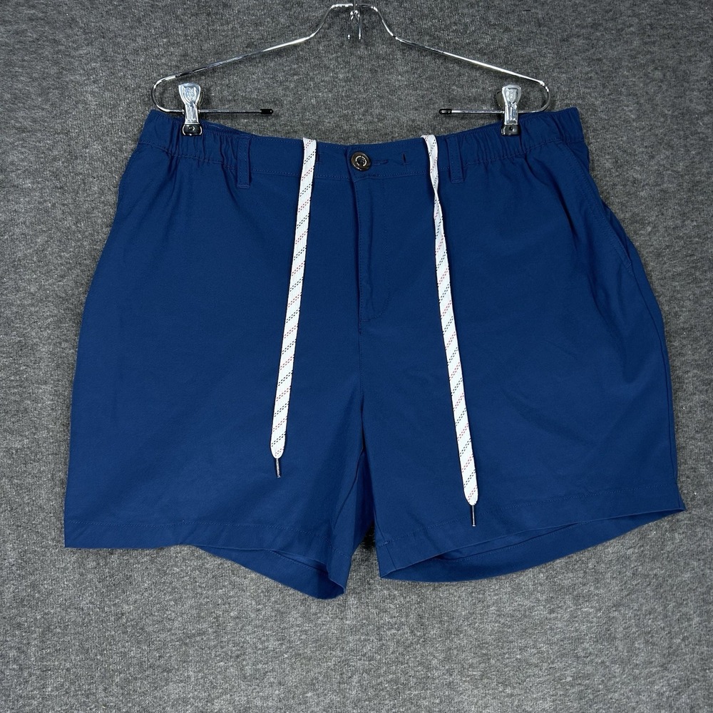 Chubbies Everywear Shorts Men's 2XL Blue Stretch Drawstring 6" Inseam